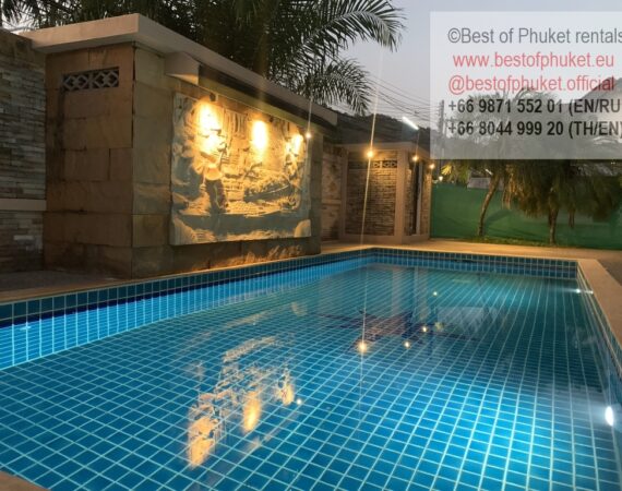 house with pool for rent rawai