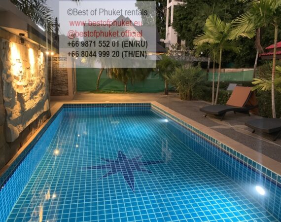 house with pool for rent rawai