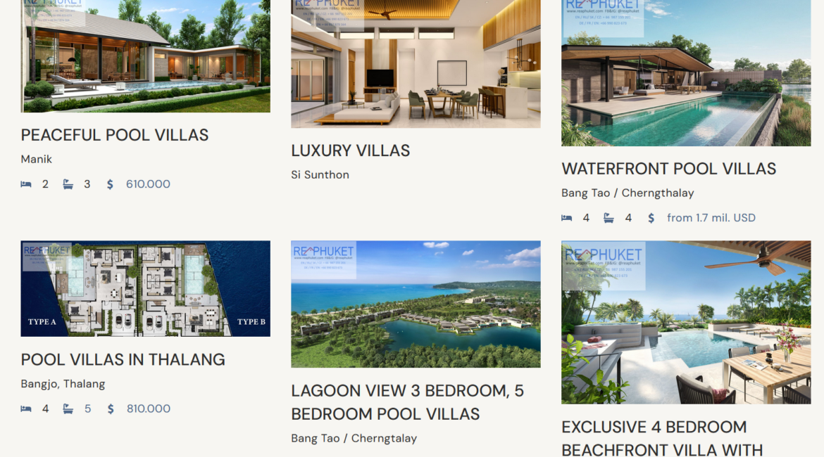 apartments and projects for sale in phuket